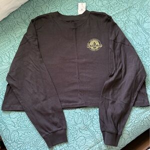 Volcom Women's Dark Gray Long Sleeve Tee